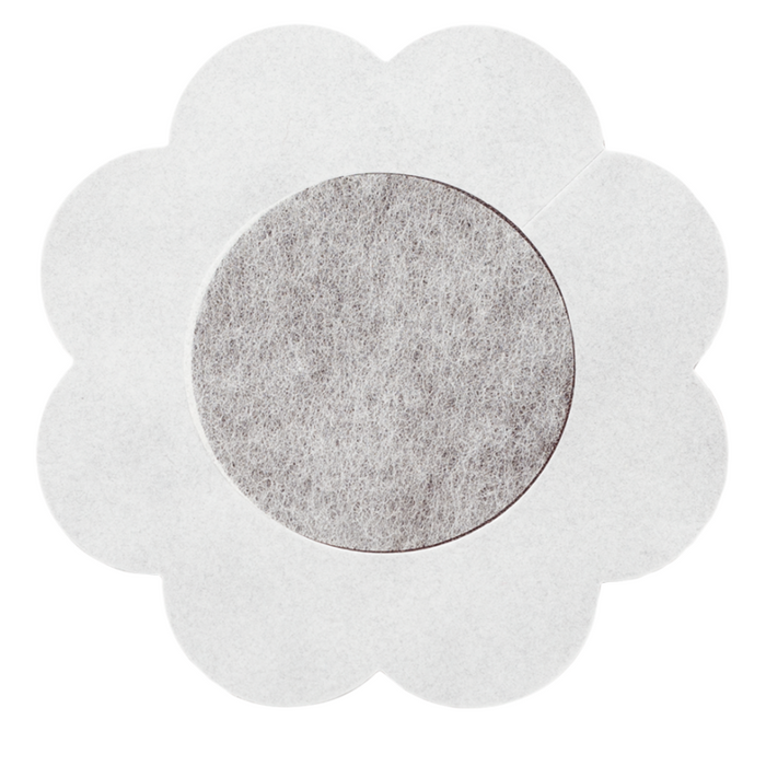 BYE-BRA - FLOWER NIPPLE CUPS PACK 3 UNITS SIZE XL