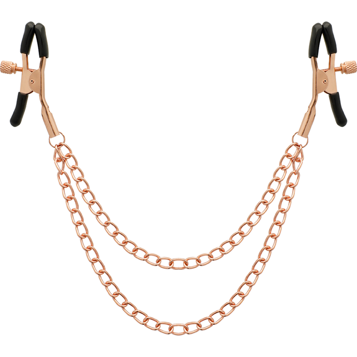 COQUETTE CHIC DESIRE - FANTASY METAL NIPPLE CLIPS WITH CHAIN