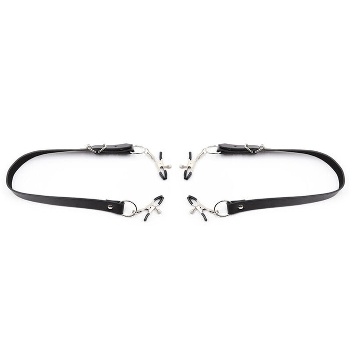 OHMAMA FETISH - CLITORIS CLAMPS WITH LEG STRAPS