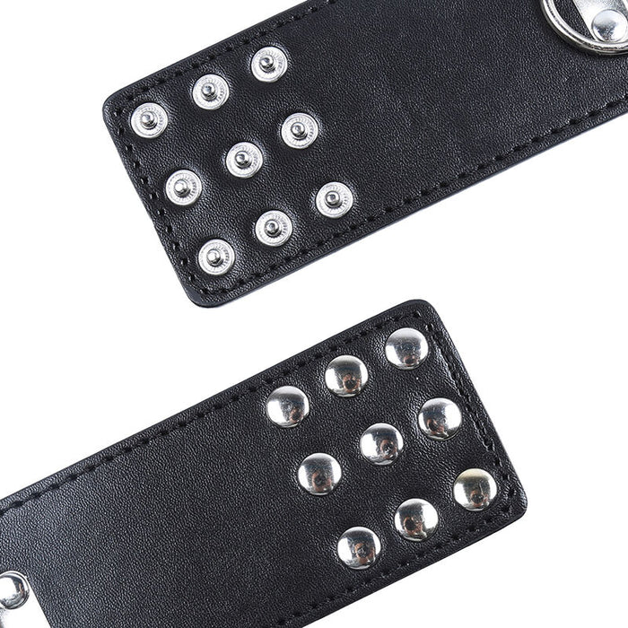OHMAMA FETISH - WRIST RESTRAINTS SNAP FASTEN METAL