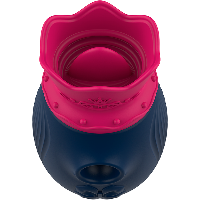 INTENSE - CLITORIS STIMULATOR 10 SUCTION AND LICKING MODES - BLUE