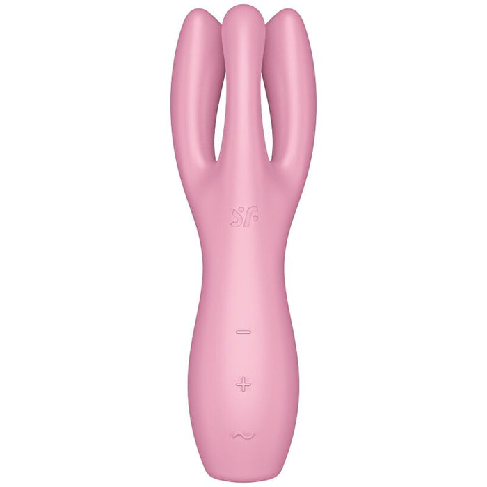 SATISFYER - THREESOME 3 VIBRATOR PINK