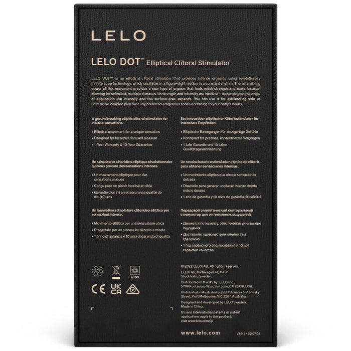 LELO - DOT CLITORIS STIMULATOR - AQUA GREEN