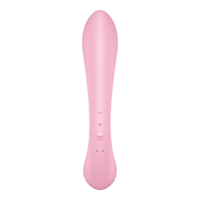 SATISFYER - TRIPLE OH HYBRID VIBRATION PINK