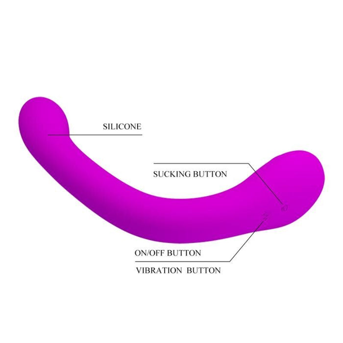 PRETTY LOVE - ALEX LILAC VIBRATOR AND CLITORAL SUCKER