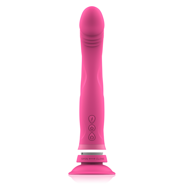 INTENSE - MICHELANGELO PINK SILICONE VIBRATOR DILDO