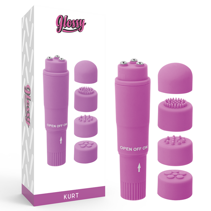 GLOSSY - KURT POCKET MASSAGER PURPLE