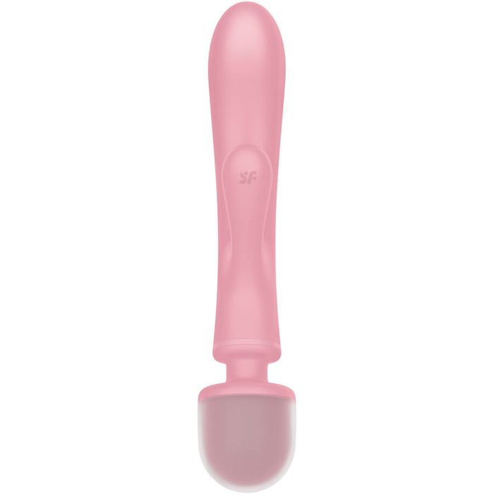 SATISFYER - TRIPLE LOVER RABBIT VIBRATOR MASSAGER PINK