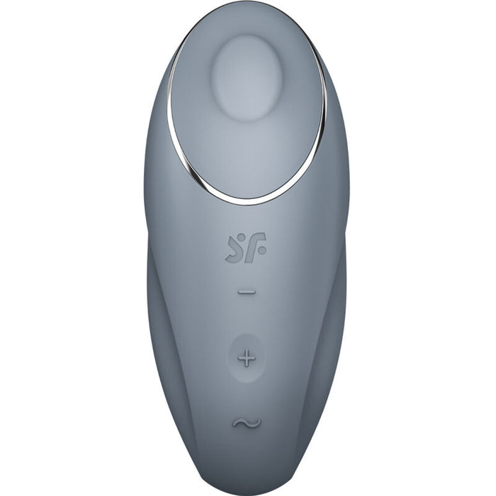 SATISFYER - TAP & CLIMAX 1 LAY-ON VIBRATOR GREY