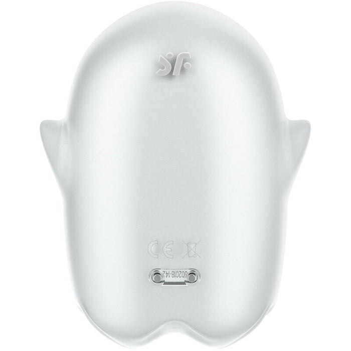 SATISFYER - GLOWING GHOST AIR PULSE & VIBRATOR WHITE