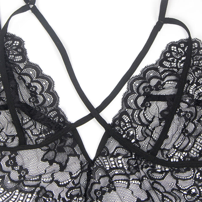 SUBBLIME - LACE BODY POLICE COSTUME BLACK L/XL
