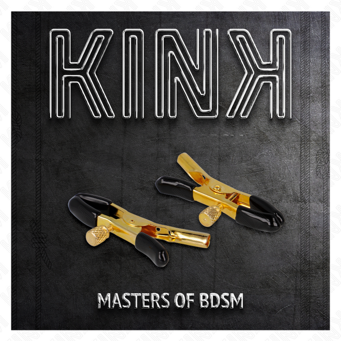 KINK - GOLD NIPPLE CLAMPS 6 CM