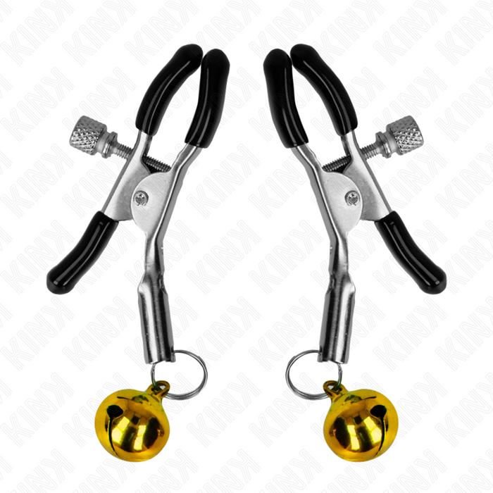 KINK - GOLD SINGLE BELL NIPPLE CLAMP 6 CM