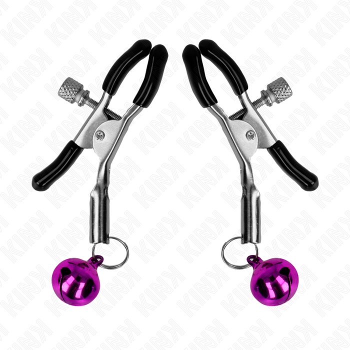 KINK - PURPLE SINGLE BELL NIPPLE CLAMP 6 CM