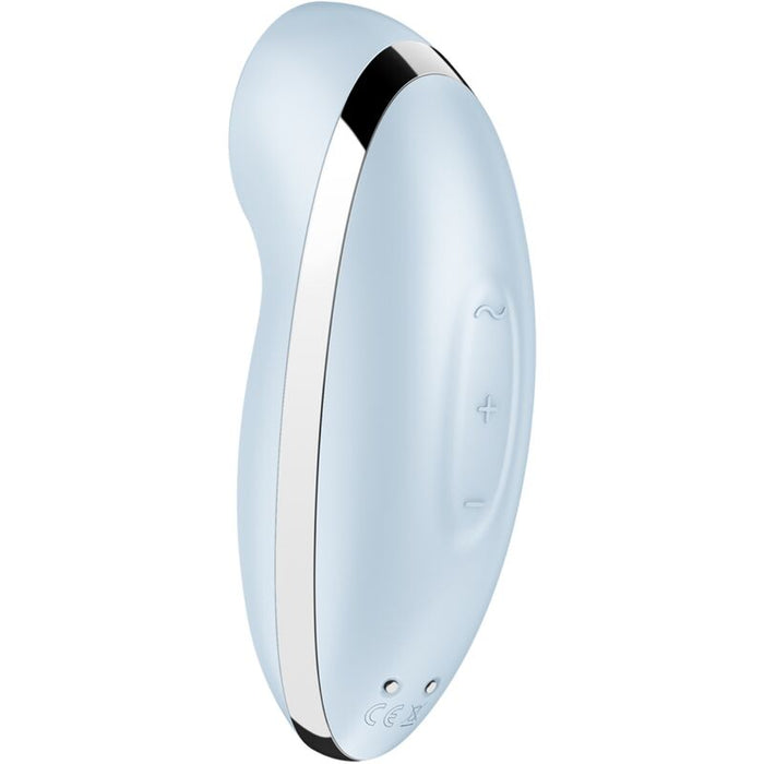 SATISFYER - TAP & CLIMAX 2 VIBRATOR & STIMULATOR BLUE