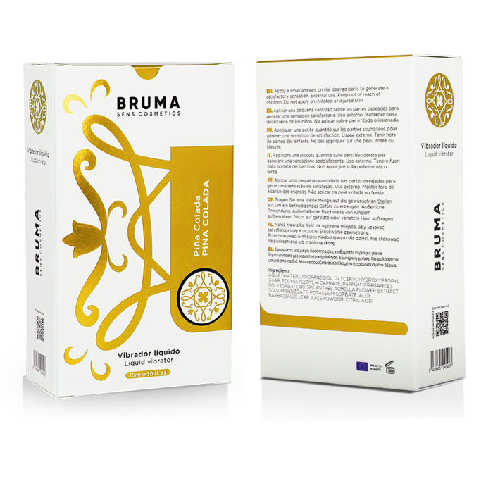 BRUMA - LIQUID VIBRATOR ULTRA SLIDING PINA COLADA 15 ML