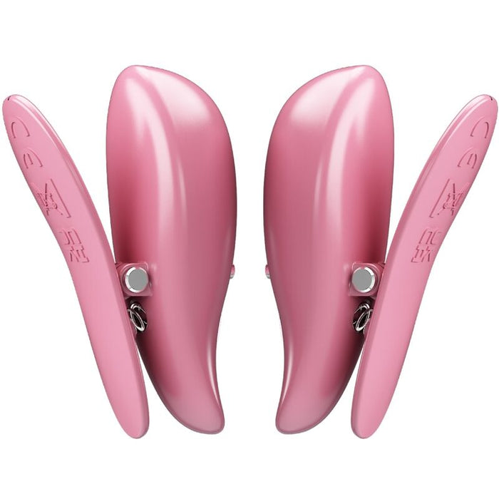 PRETTY LOVE - CAILEY NIPPLE CLAMPS 10 VIBRATIONS REMOTE CONTROL PINK