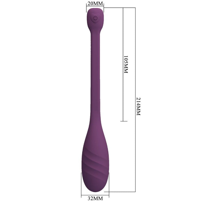 PRETTY LOVE - LEVIATHAN APP CONTROLLED VIBRATOR PURPLE