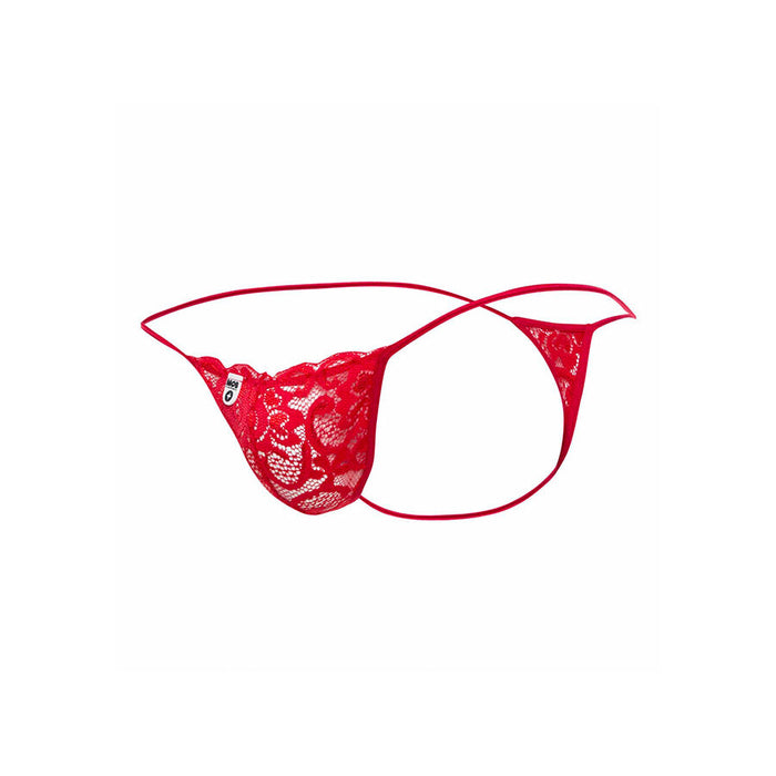 MOB - RED LACE THONG SIZE L/XL
