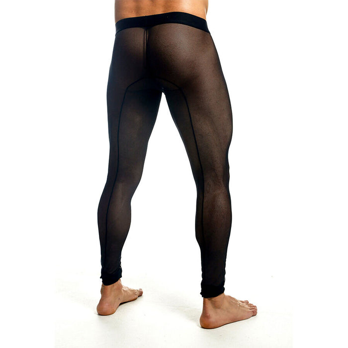 MOB - BLACK TRANSPARENT TIGHTS SIZE S