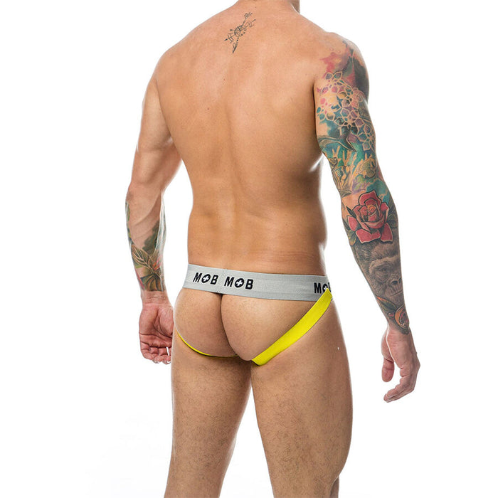 MOB - CLASSIC STRIPE JOCK YELLOW SIZE XL