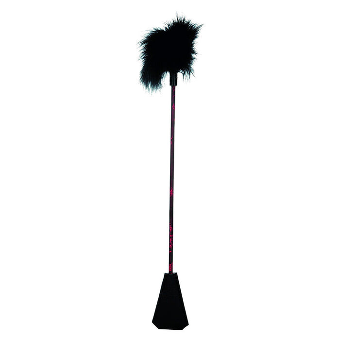 CALEXOTICS - SCANDAL BLACK FEATHER WHIP