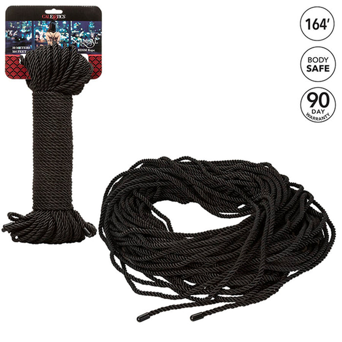 CALEXOTICS - SCANDAL BLACK BDSM ROPE 50 M