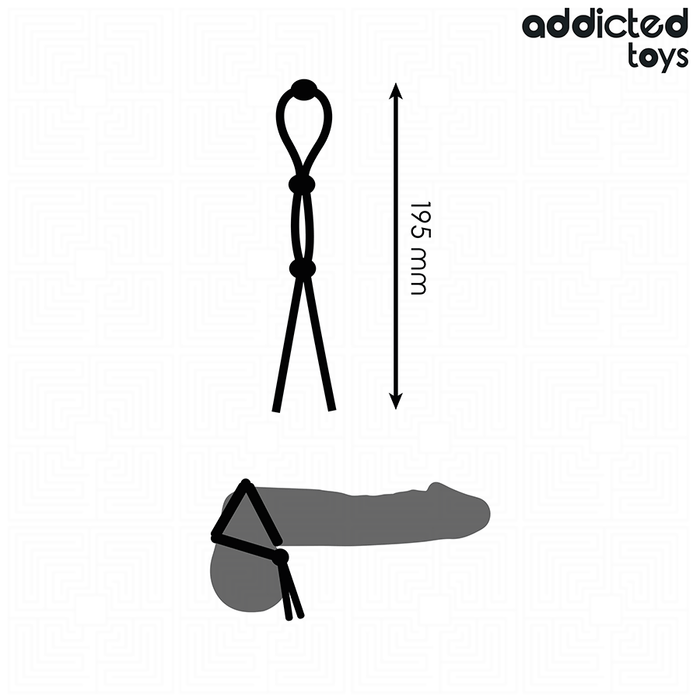 ADDICTED TOYS - SILICONE ROPE FOR THE TRIPLE LOOP PENIS