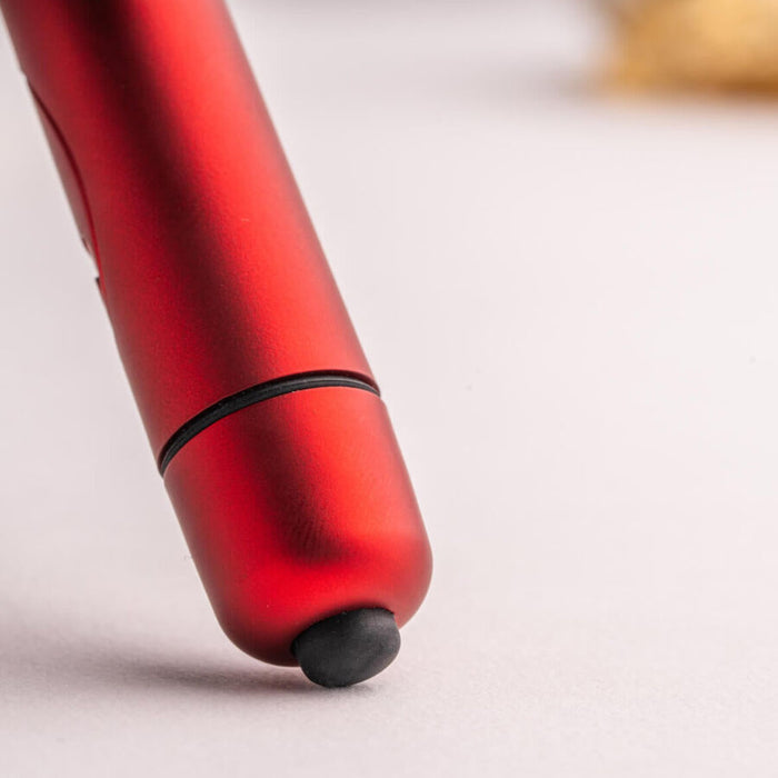 ROCKS-OFF - RO-90 SCARLET VELVET VIBRATING BULLET RED