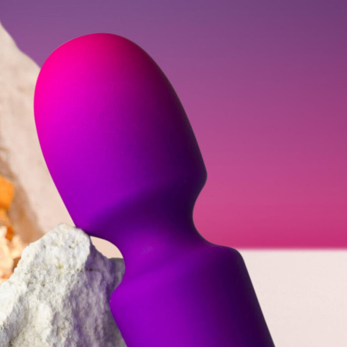 ROCKS- OFF - GLO- GIRL VIBRATOR WAND MINI PURPLE