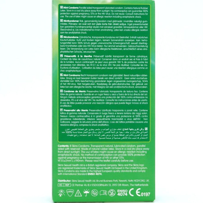 SKINS - MINT PREMIUM CONDOMS PACK 8
