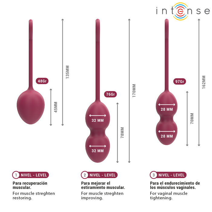 INTENSE - CHARLI KEGEL BALL KIT VIOLET