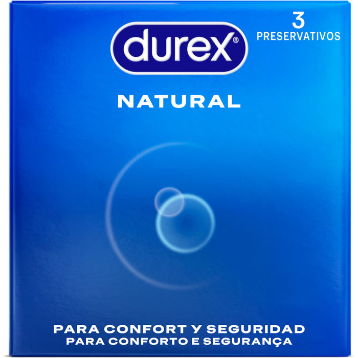 DUREX - NATURAL CONDOMS 3 UNITS