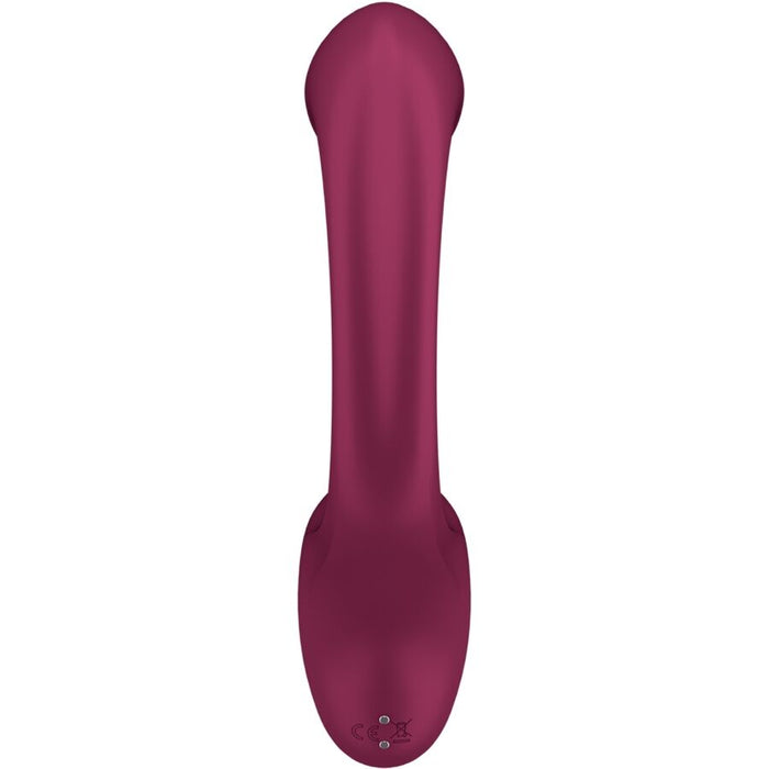 SATISFYER - G FOR GODDESS 2 RABBIT VIBRATOR BOTTLE BORDEAUX