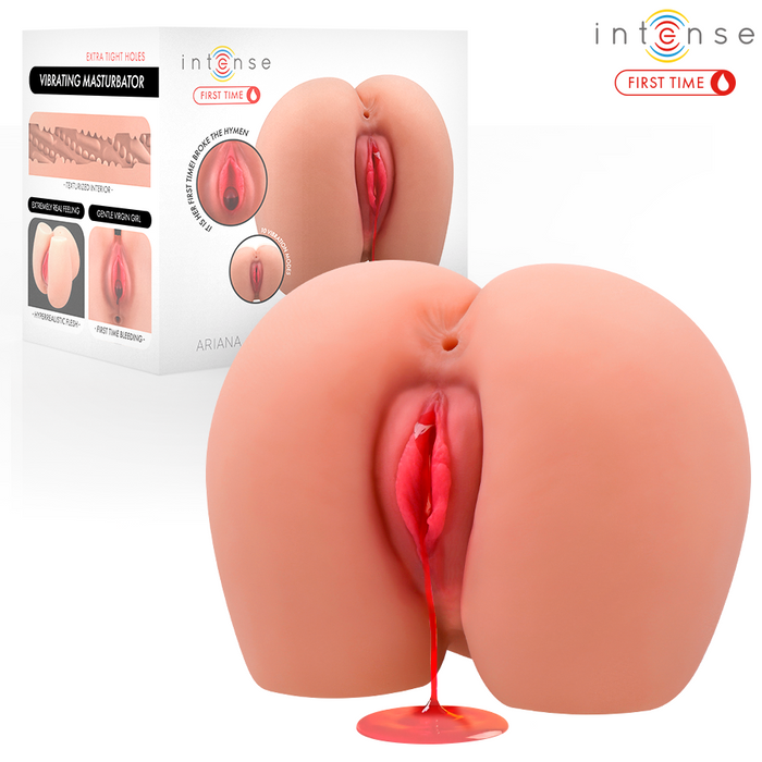 INTENSE FIRST TIME - ARIANA VIRGIN VIBRATOR MASTURBATOR WITH BLEEDING