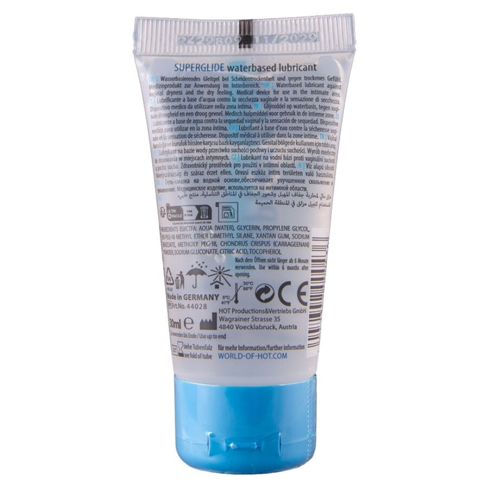 HOT - SUPERGLIDE LIQUID PLEASURE WATERBASED LUBRICANT 30 ML