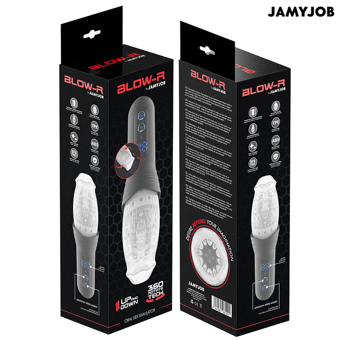 JAMYJOB - BLOW-R MASTURBATOR WITH THRUSTING AND ROTATION