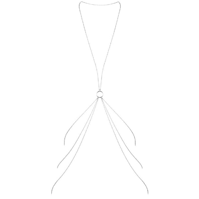 BIJOUX - MAGNIFIQUE METAL CHAINS FOR THE BODY 8 SILVER