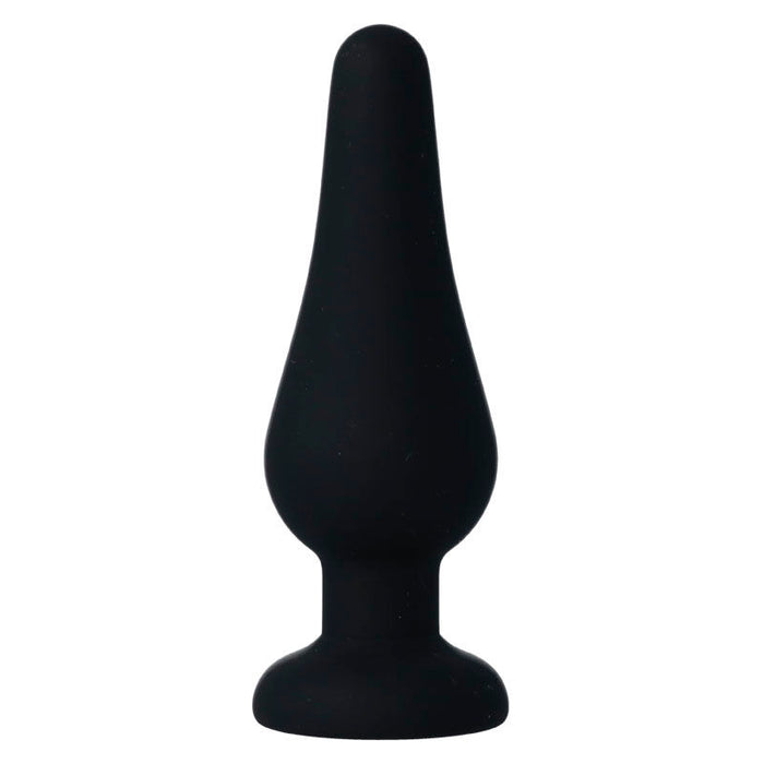 INTENSE - ANAL PLUG PIPO M BLACK SILICONE 11 CM