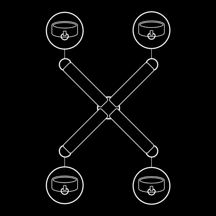 FETISH SUBMISSIVE - VEGAN LEATHER HANDCUFF UNION