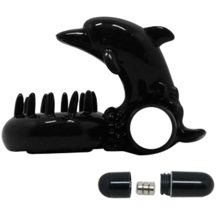 BAILE - SWEET RING RING WITH CLITORIS STIMULATOR DOLPHIN