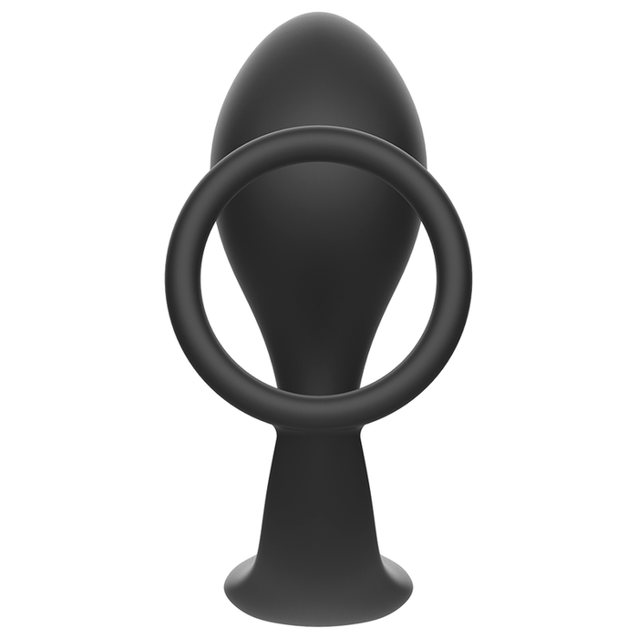 ADDICTED TOYS - ANAL PLUG WITH BLACK SILICONE RING
